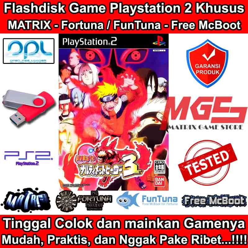 Flashdisk Game PS2 PS 2 Naruto - Narutimate Hero 3