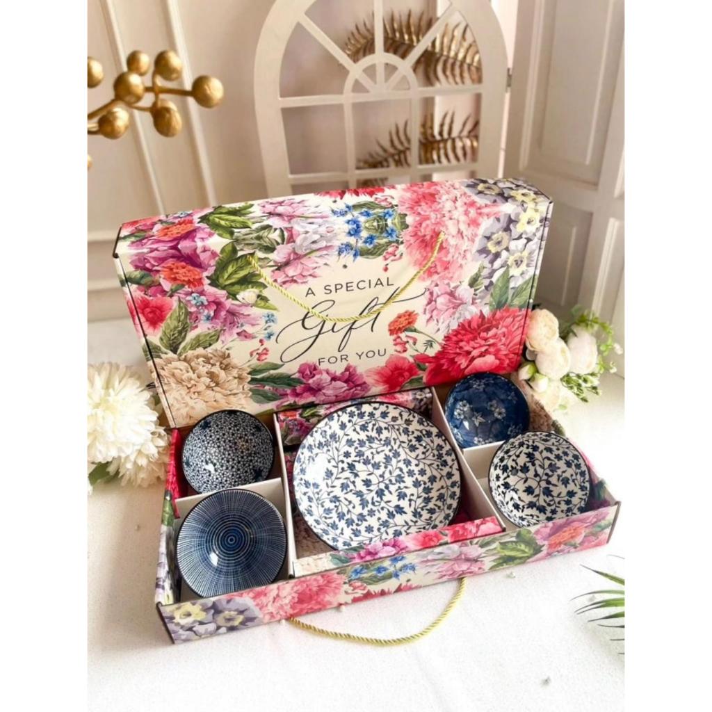 CNY 2024 Japanese Bowls & Plate Hamper Parsel | Piring & Mangkok