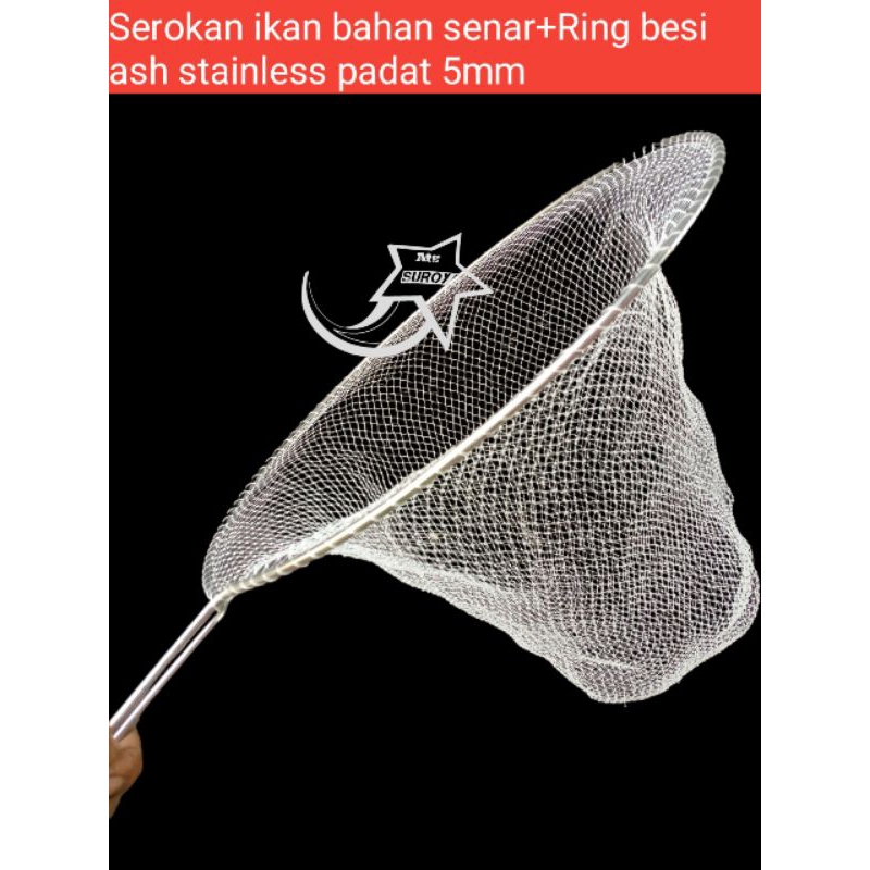 seser ikan bahan senar ring stainless