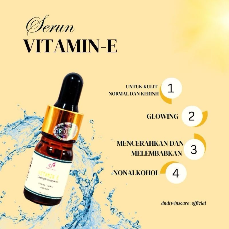 SERUM VITAMIN E | Serum Wajah | Untuk Kulit Normal/kering