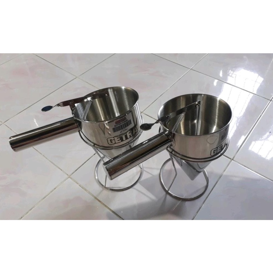 WO SS Batter Funnel With Stand GETRA EK18191 Jual