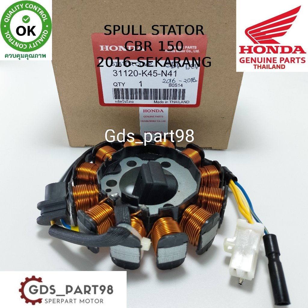 SPULL STATOR COMP HONDA CBR 150R 31120-K45-N41 ORIGINAL THAILAND