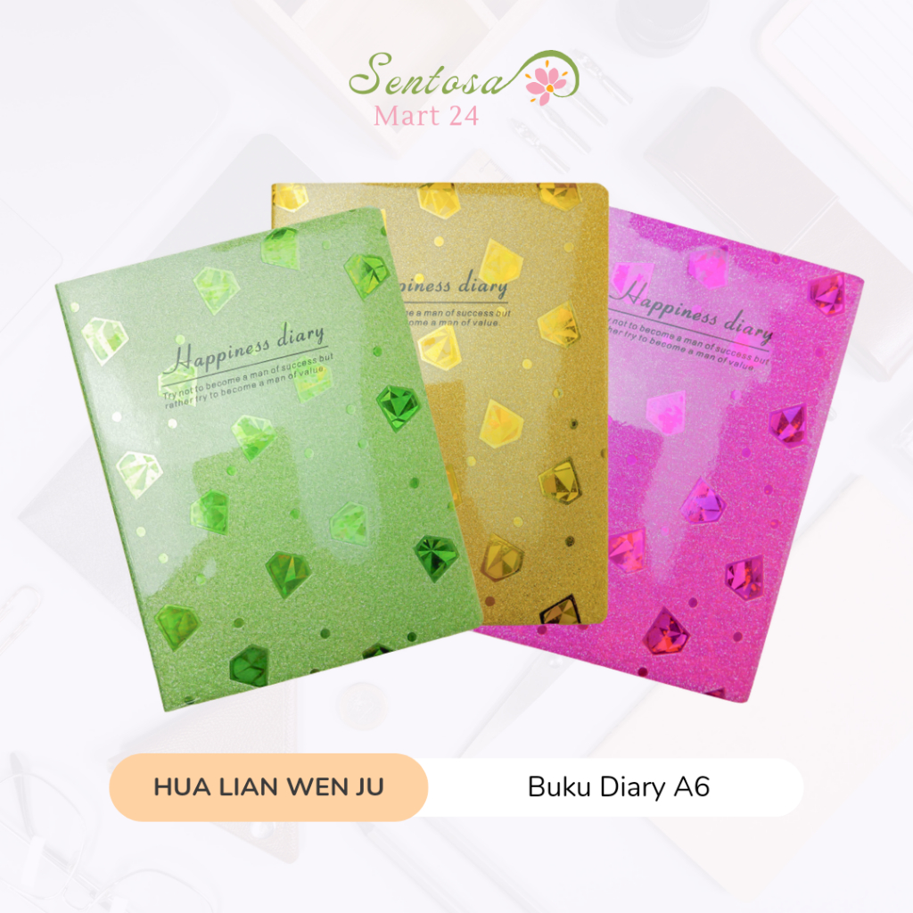 

HUA LIAN WEN JU Buku Diary A6 - 883 | SentosaMart24