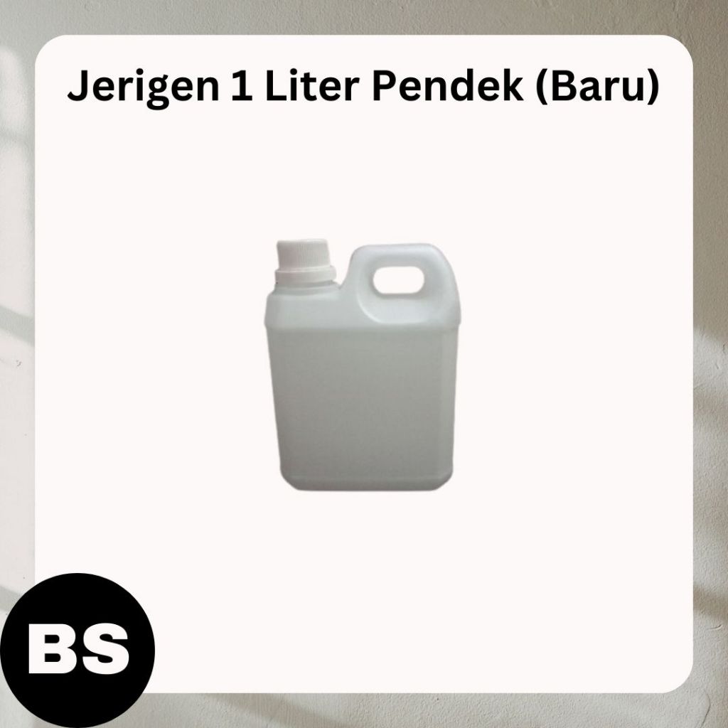 Jrigen Jerrycan Jerigen 1 Liter Pendek (BARU)