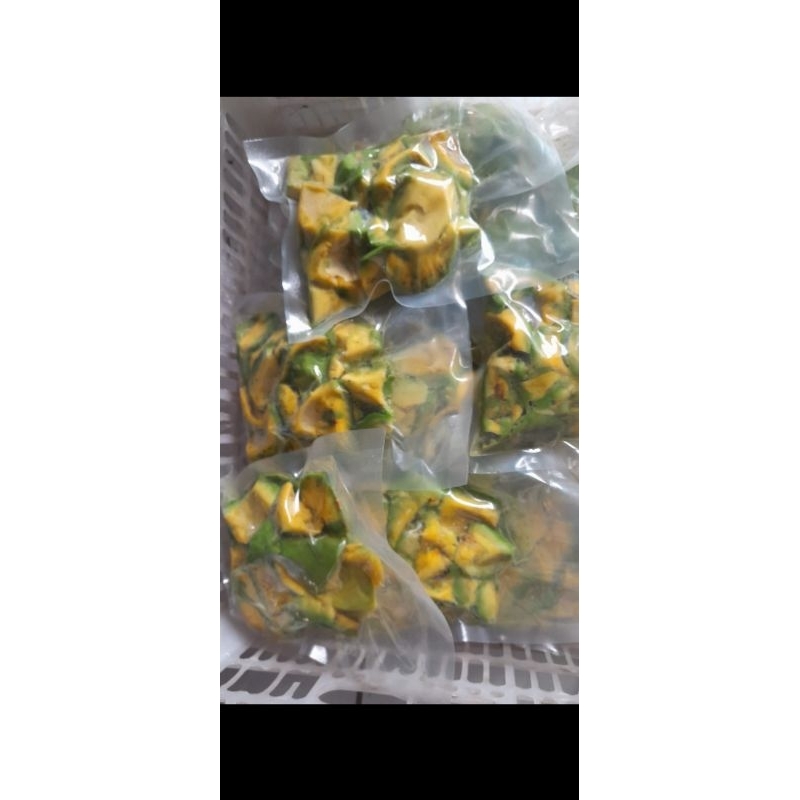 

frozen fresh alpukat mentega