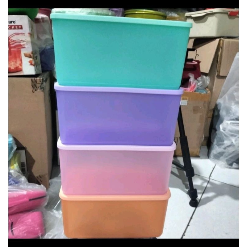 Wadah sayuran fantastic four 3,1 liter tupperware eceran 1 pcs