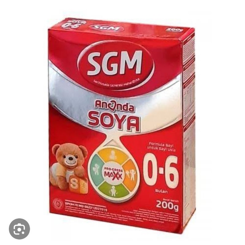 SGM ananda soya 0-6 bulan 200 gram