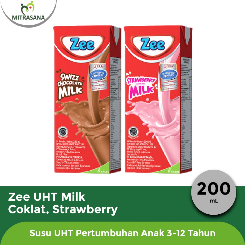 

Zee UHT Milk Coklat Strawberry 200ml ~ Susu UHT Pertumbuhan Anak 3-12 Tahun