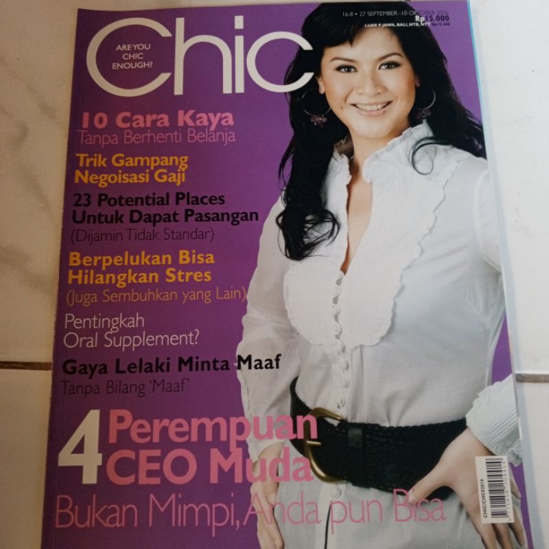 majalah Chic okt-des 2006 sita, Kinaryosih, Renata, Agni, mulanjamela