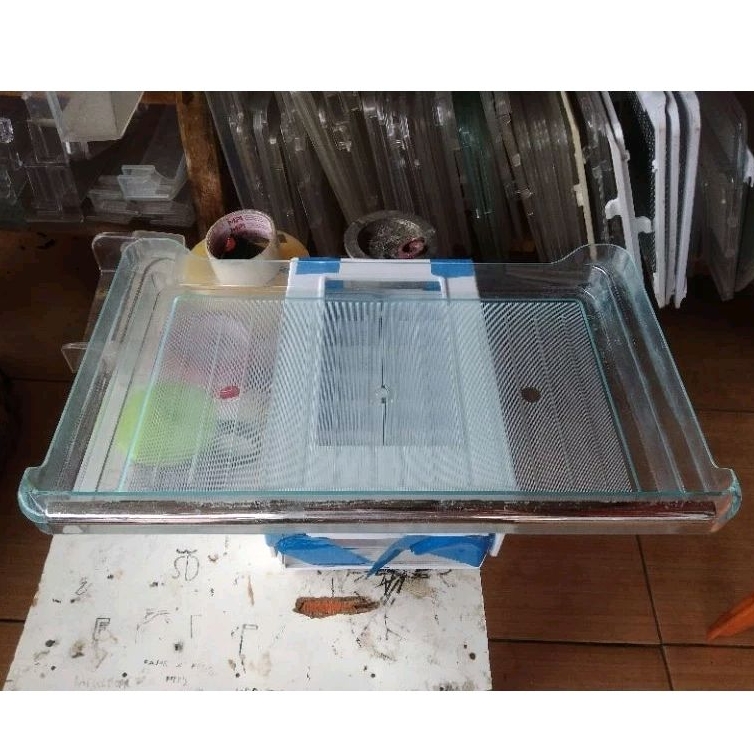 rak chiller/ikan kulkas Polytron 1 pintu original, copotan