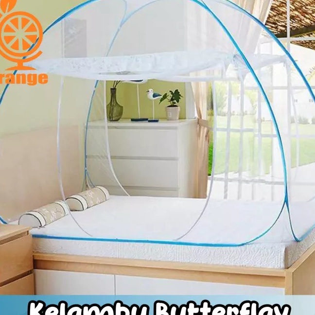 Terlaris goup88 MILIKI SEGERA Gratis Tas Kelambu Tenda Anti Nyamuk Serangga Kelambu Butterfly Dua Pi