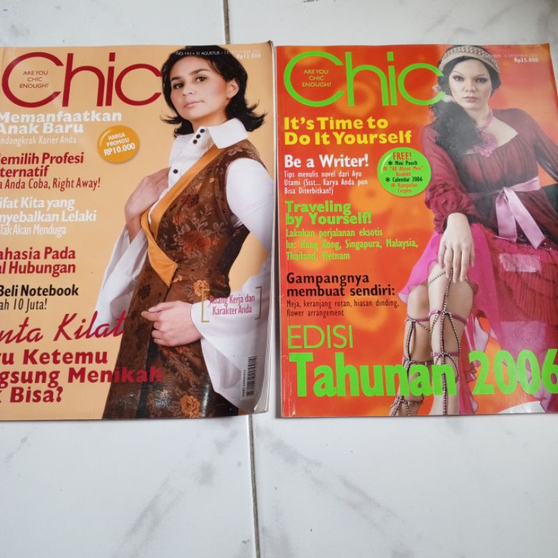 majalah Chic edisi 2005 dewisandra, Elsa manora