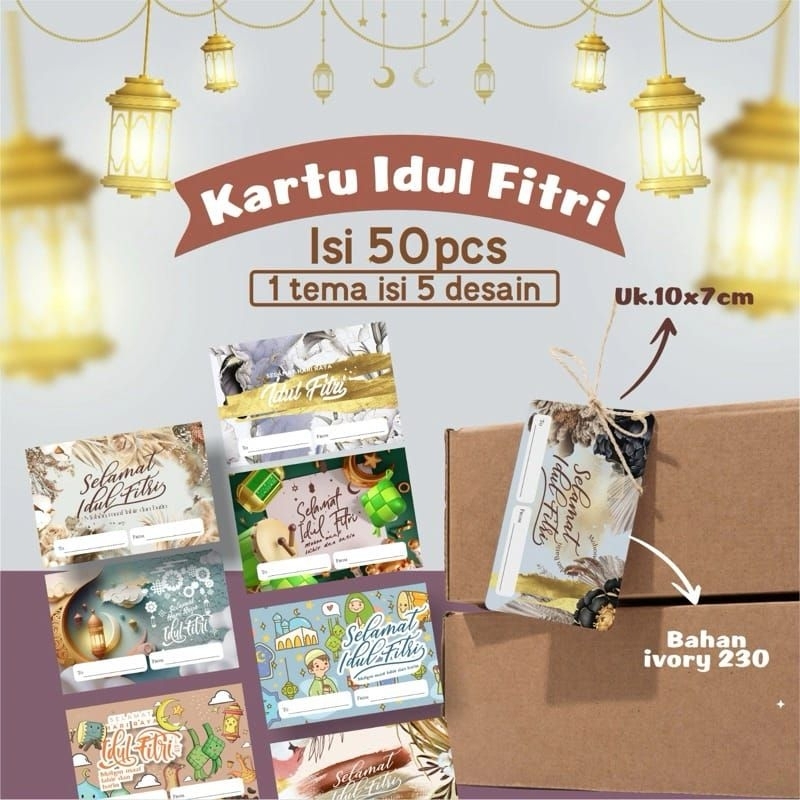

KARTU UCAPAN IDUL FITRI | KARTU IDUL FITRI | HANGTAG IDUL FITRI