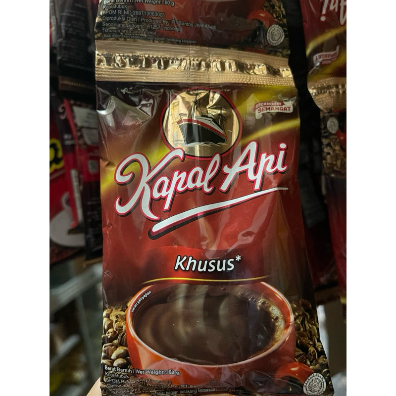 

Kapal Api Khusus renceng 60gram x 10pcs / Kapal Api khusus sachet / Kapal Api murah