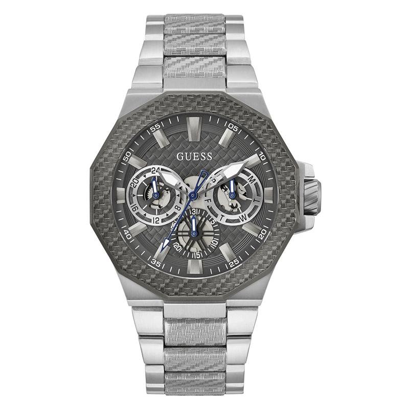 GUESS Gents Watch INDY Silver 2 Tone - GW0636G1