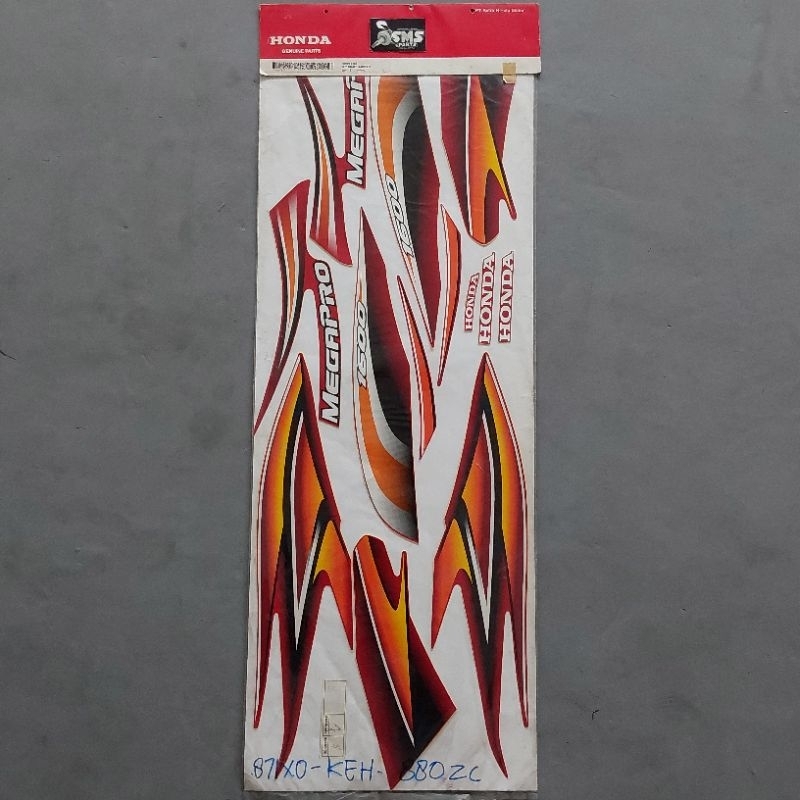 List Stiker Stripe Striping Megapro Lama Megapro Hiu Original 871X0 KEH 880ZC