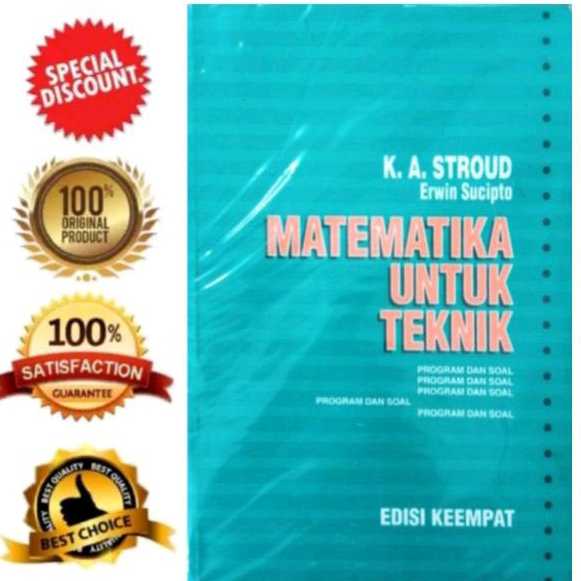 Matematika untuk Teknik edisi 4 - K. A. Stroud
