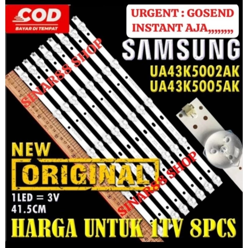 UA43K5002AK UA43K5005AK UA 43K5002AK 43K5005AK 43K5002 AK 43K5005 SAMSUNG BACKLIGHT TV LED LAMPU