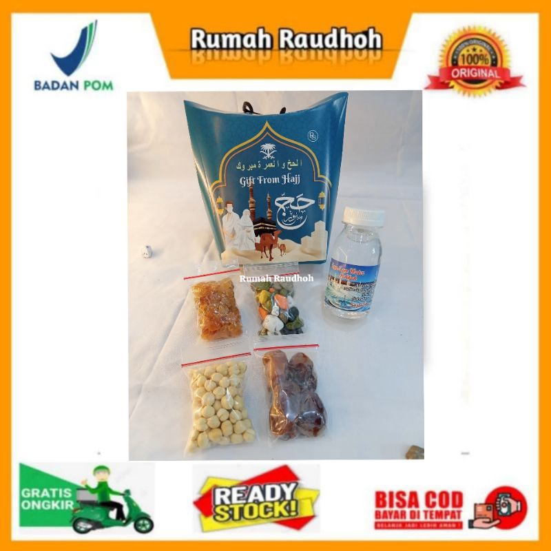 

PAKET OLEH OLEH HAJI & UMROH KEMASAN GOODIE BAG/DUS TALI
