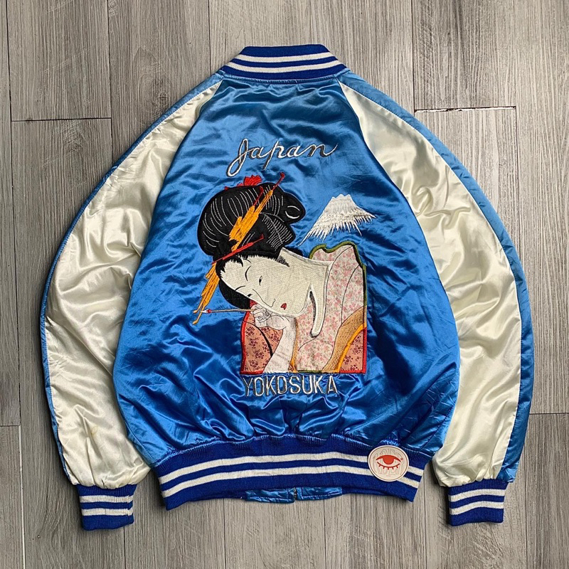 J23 Geisha Yokosuka Japan Vtg Sukajan Jacket
