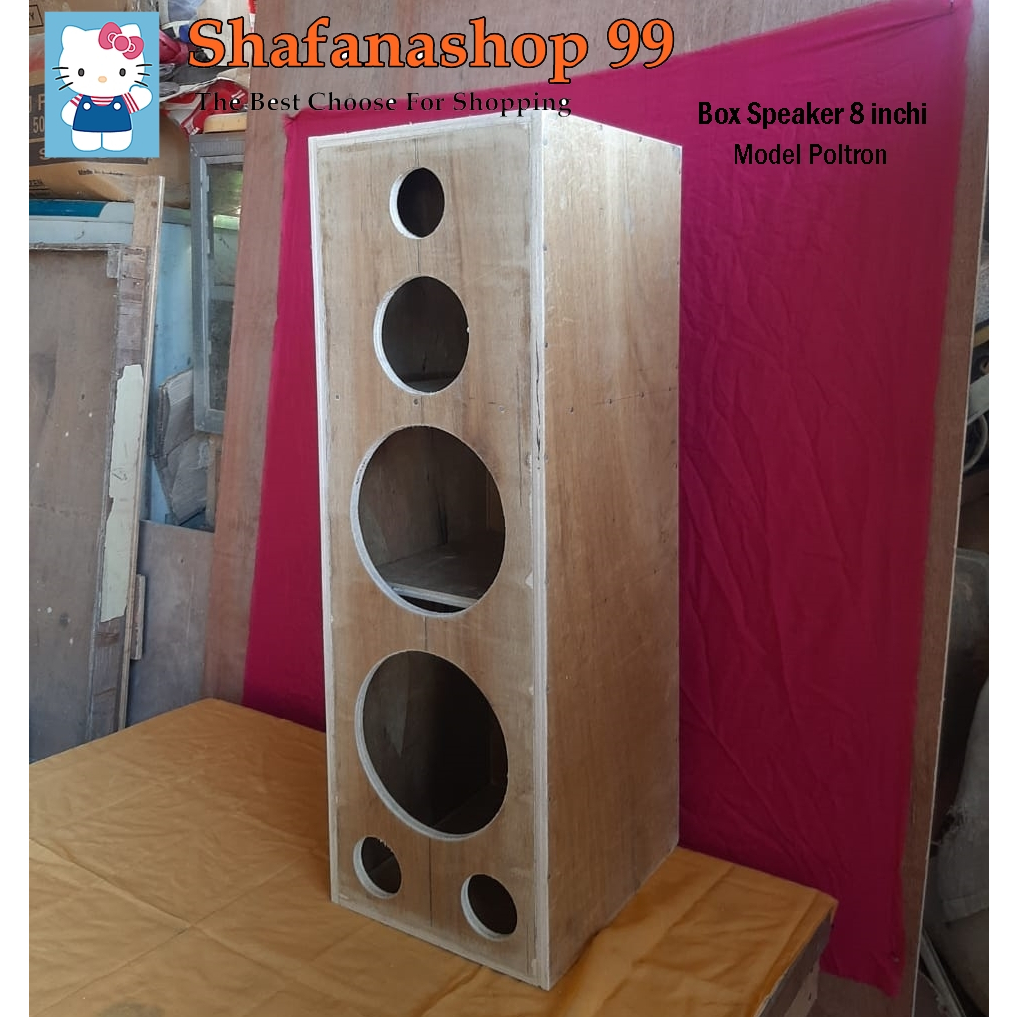 Box speaker model polytron, box speaker 8 inchi x 2 + 5 inchi+ Tweter, Box salon speaker Polytron, B