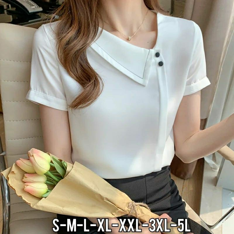 Blouse Kea - Atasan Wanita Oversize - S M L XL XXL 3XL 5L - Blouse Jumbo - Atasan Korean Style