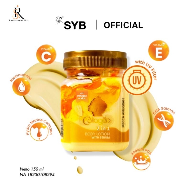 BODY LOTION MECCA ANUGRAH WITH COLLAGEN & VIT C