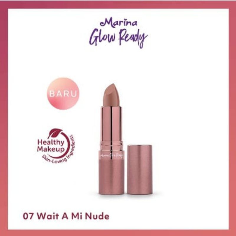 Marina glow ready luscious lipstik