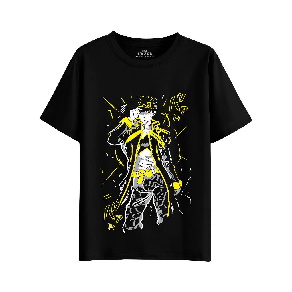 HIKARU Kaos JOJO KUJO | JOJO'S BIZARE | Anime T shirt | Kaos Anime | JJSY-4