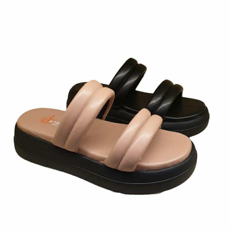 ISM - Sandal Wedges Wanita Donatello/PD.61402 - Sandal Wedges Ringan Simple Wanita