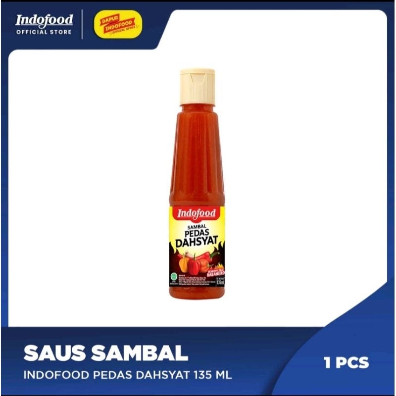 

Sambal Indofood Pedas Dasyat Pet 135ml