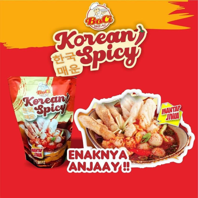 

Baso Aci varian Korean Spicy
