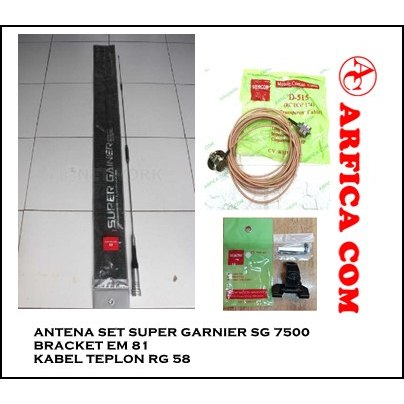 ANTENA MOBIL RIG SUPER GARNIER SG 7500 DUALBAND FULL SET RIG ICOM 2730