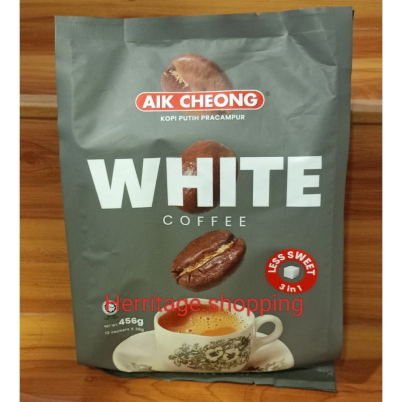 

aik cheong white coffee less sweet