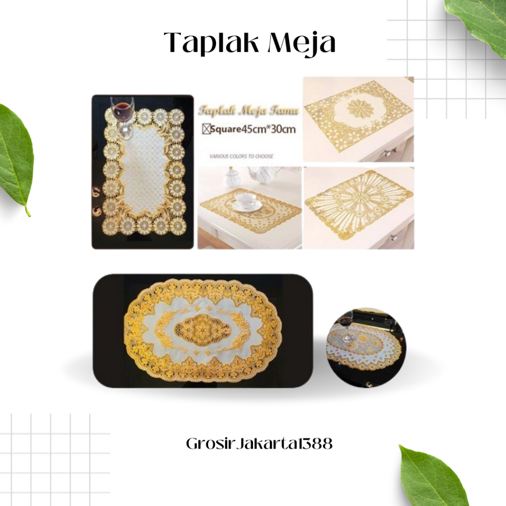 Taplak Meja Aesthetic Alas Meja Aesthetic Ruang Tamu Alas Meja Tamu Tatakan Meja Makan