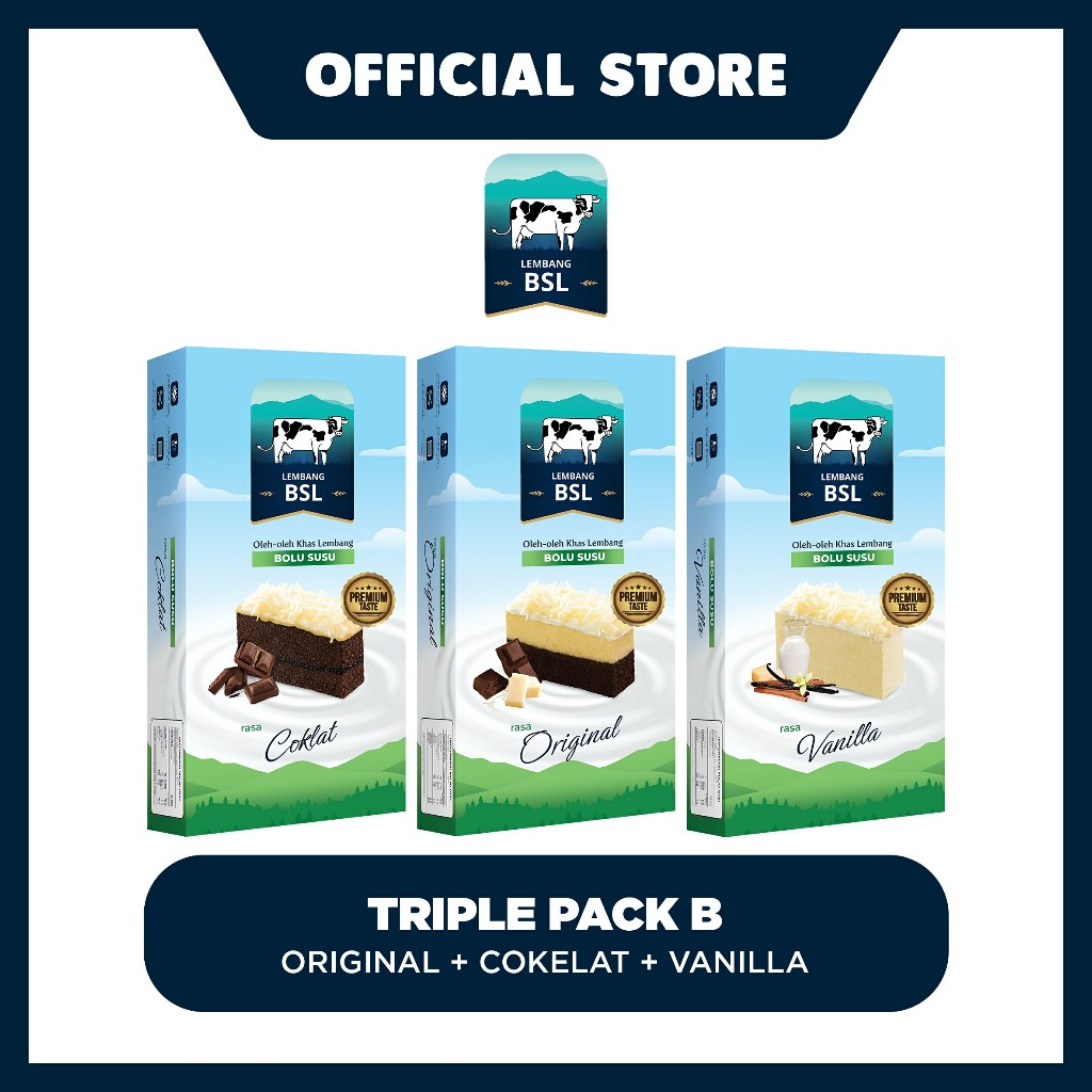 

Triple Pack B (Reguler - Original + Cokelat + Vanilla)