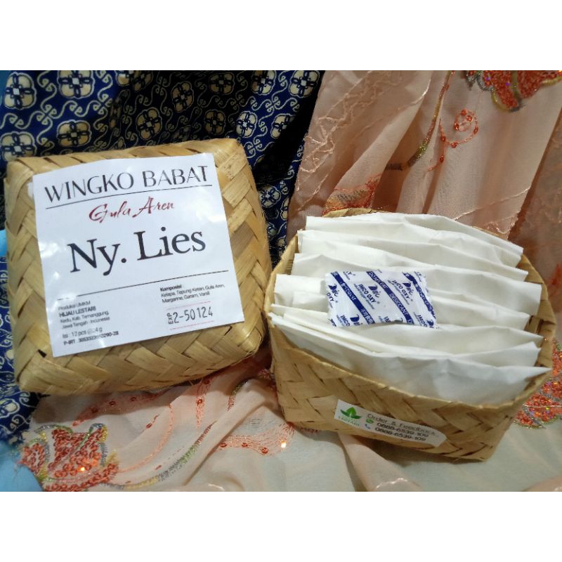 

Wingko Babat Gula Aren Ny LIES, isi 12 pcs