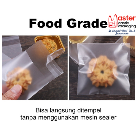 

Plastik OPP Polos Doff Food Grade 14x14 cm - 10 Pcs