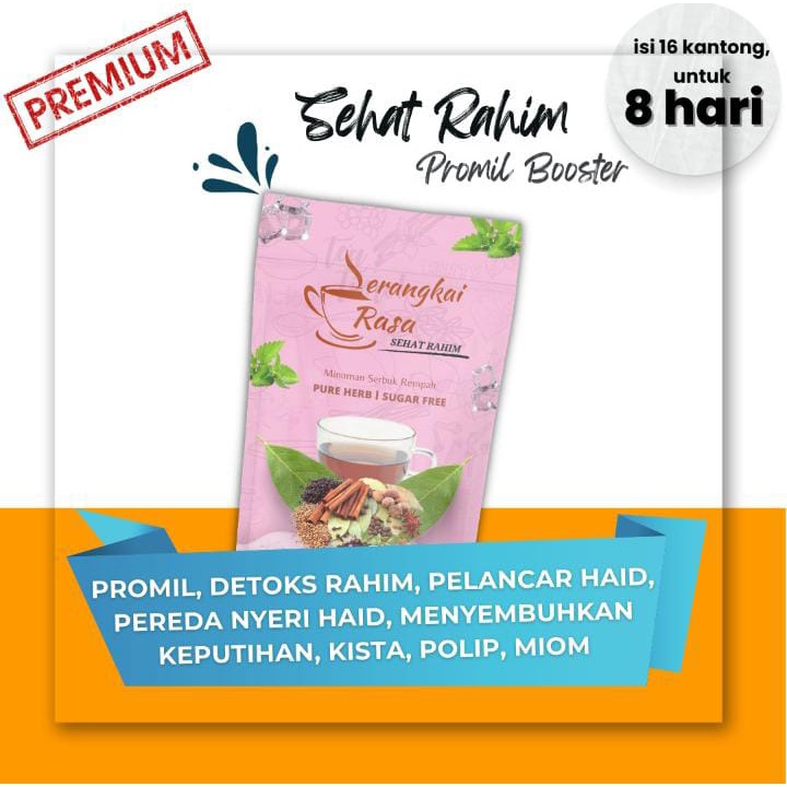 

POUCH PINK | SEHAT RAHIM | HAID LANCAR | KEPUTIHAN | KISTA | PCO PCOS | PROMIL | DETOKS RAHIM