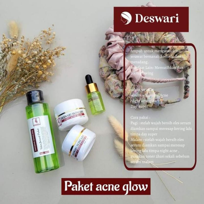 Paket acne deswari skincare