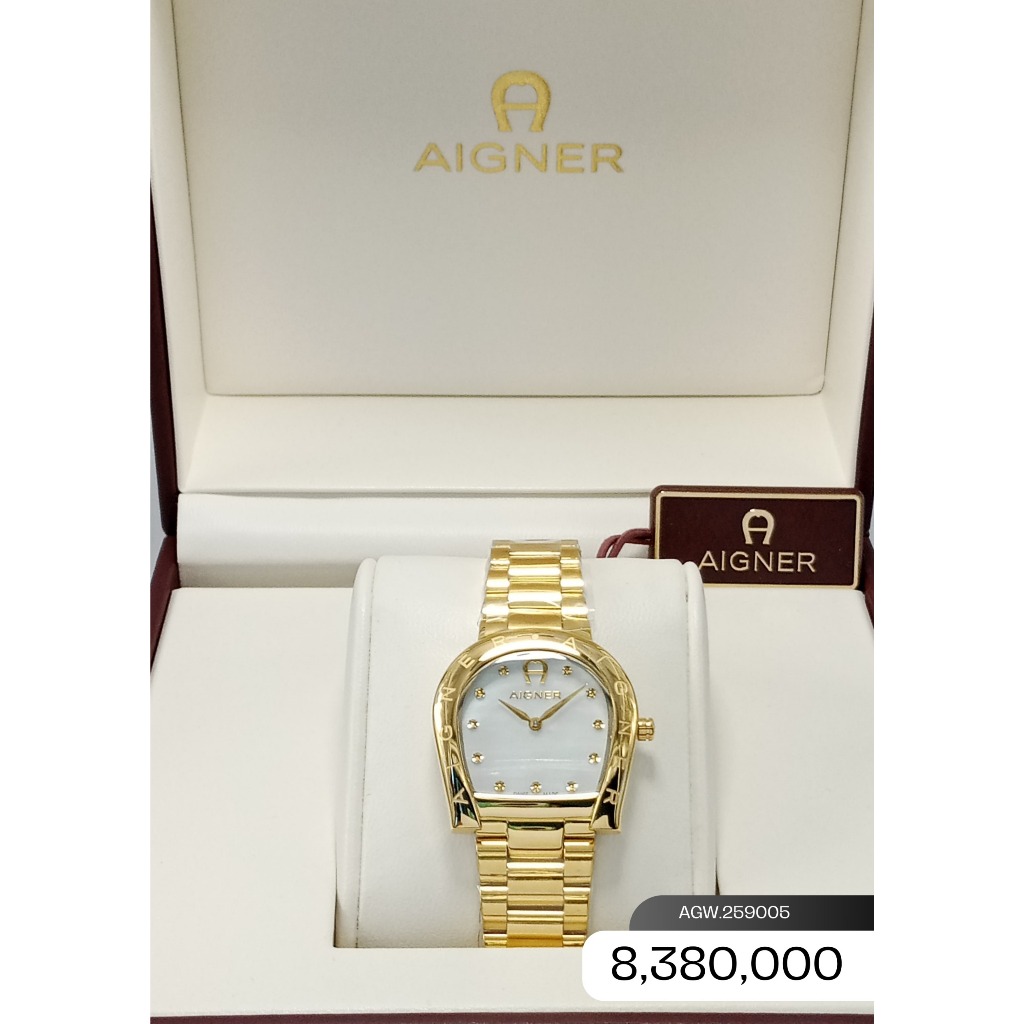 Aigner AGW.259005 Ravenna - Jam Tangan Wanita - Gold - Swiss Made Ori