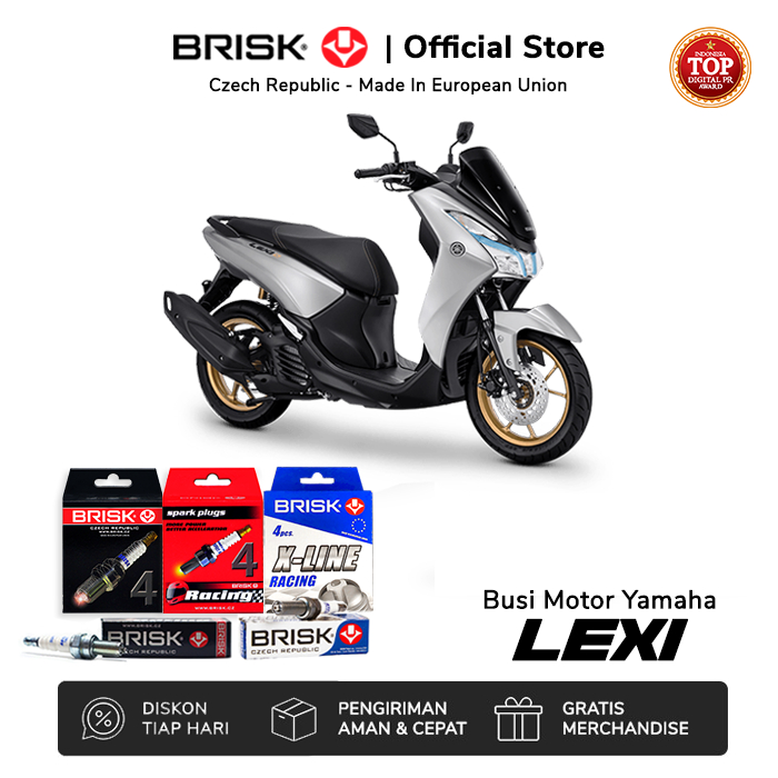 Busi Motor Yamaha Lexi BRISK