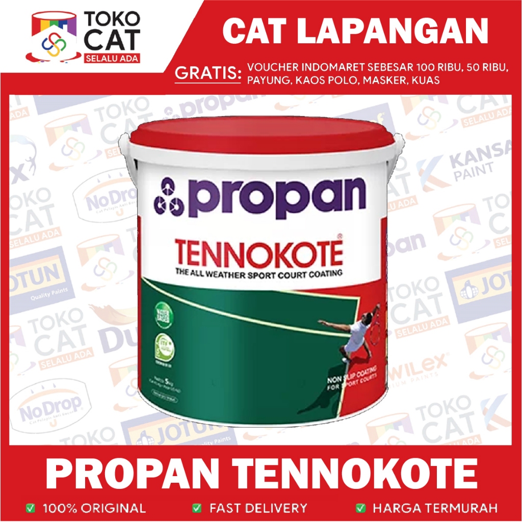 Cat Lapangan/Parkiran |  Propan Tennokote 25 Kg | Kemasan Pail