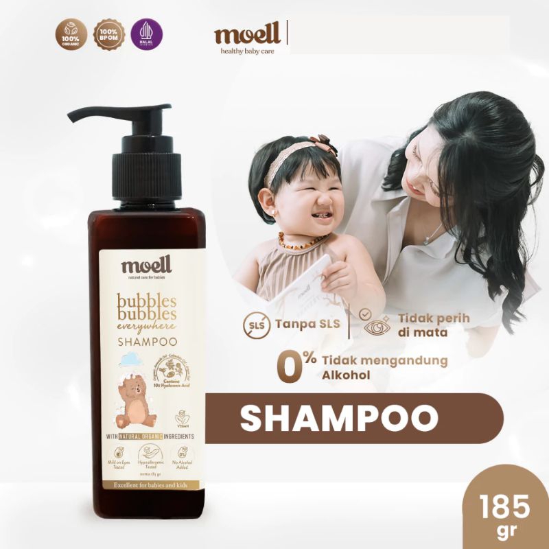 Moell Shampoo Baby 185 gr -SLS Free