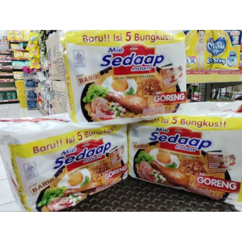 

Mie instan sedaap isi 5