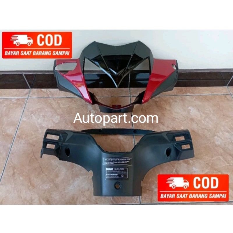 batok depan belakang Supra x 125 batman merah maroon tahun 2007 2008 2009 2010 2011 2012