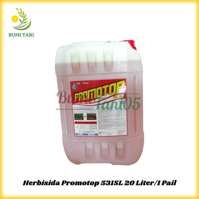 Herbisida Racun Rumput Promotop 531SL 20 Liter Khusus Kargo