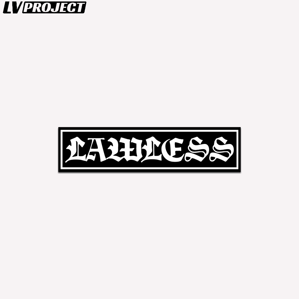 

Stiker Local Brand Vinyl Glossy Waterproof Sticker Brand Lokal