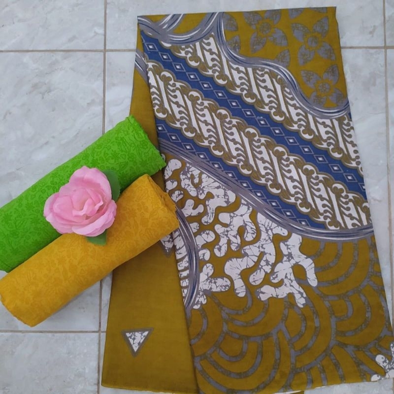 Kain Batik Printing Moder Kain Meteran Bahan Baju Batik Pekalongan Seragam Bridesmaid Terbaru