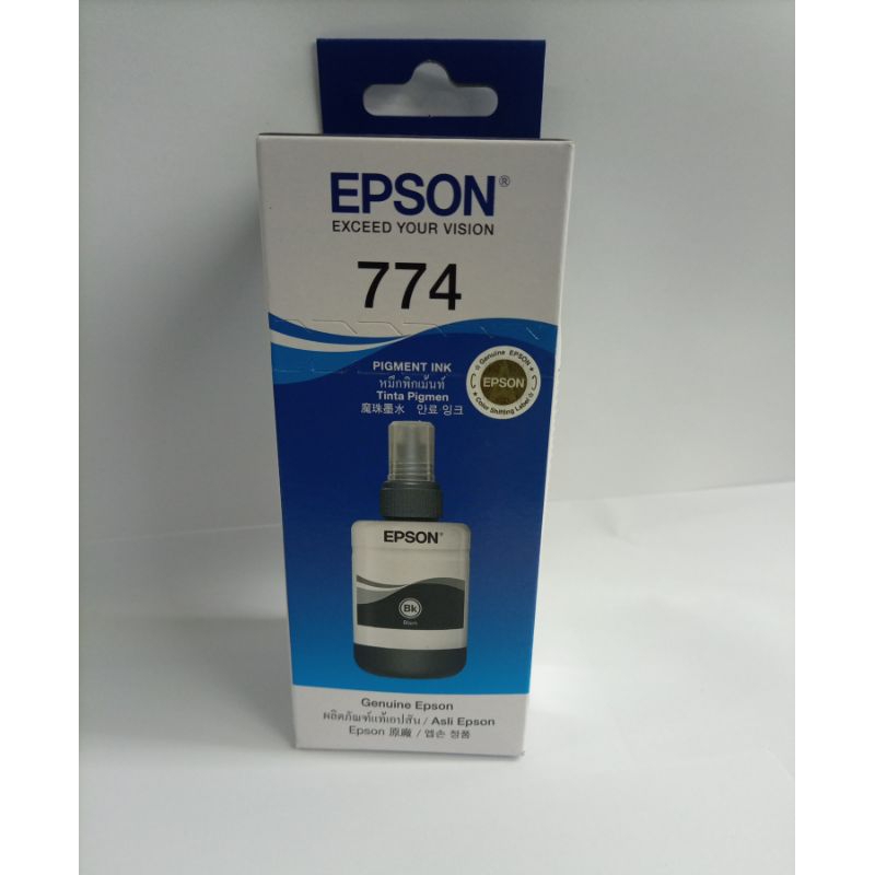 Tinta Epson 774 Black 100 ml Ori Printer Epson L1455
